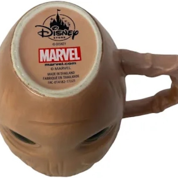 Disney Store Groot Coffee Mug Marvel Guardians of the Galaxy tan 20 oz NWOT - Picture 9 of 11